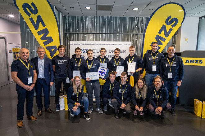 Udeleženci FIA tekmovanja Best Young Driver 2019 na Vranskem FOTOgrafije: Uroš Modlic/AMZS