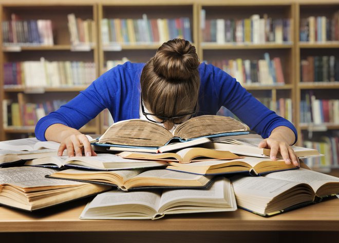 Stres pred izpiti lahko pride študentom do živega. FOTO: GULIVER/GETTY IMAGES