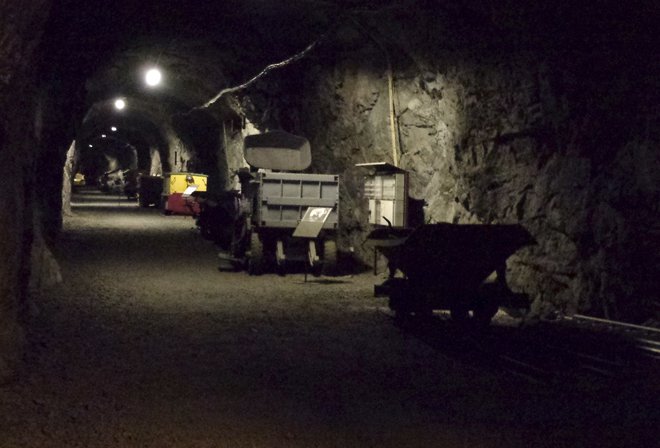 Največji rudnik železove rude v Evropi v Kiruni na Laponskem FOTO: REUTERS