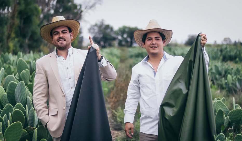 Fotografija: Mehiška podjetnika Adrián López Velarde in Marte Cázarez sta izdelala prvo organsko usnje, ki je v celoti narejeno iz opuncije. FOTO: Arhiv Desserto