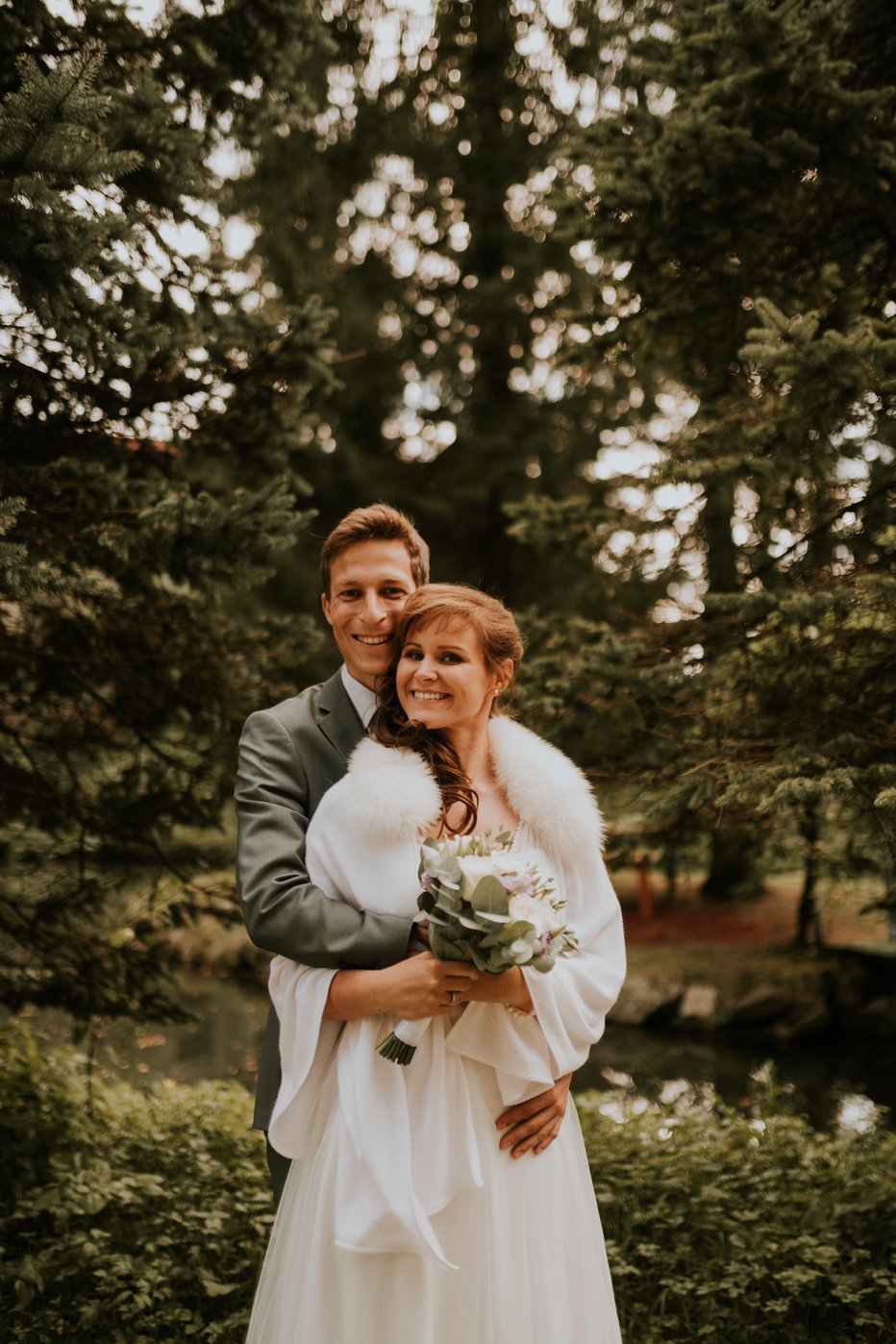 Fotografija: Jurij Tepeš se je pred poldrugim mesecem poročil s svojo srčno izbranko Nušo Rakovec. FOTO: Happy-moments.si