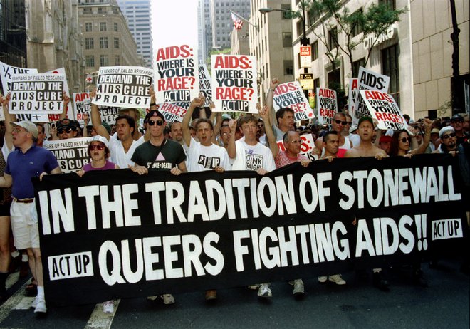 V New Yorku so skupine iz skupnosti LGBT pogosto zahtevale odločnejše ukrepanje proti aidsu. FOTO: REUTERS