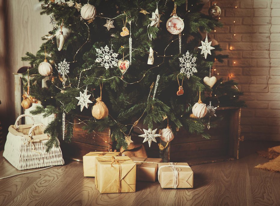 Fotografija: Osrednja pozornost gre božičnemu drevesu.
