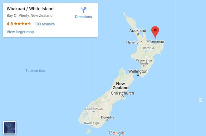 Zemljevid Nove Zelandije. FOTO: Google Earth