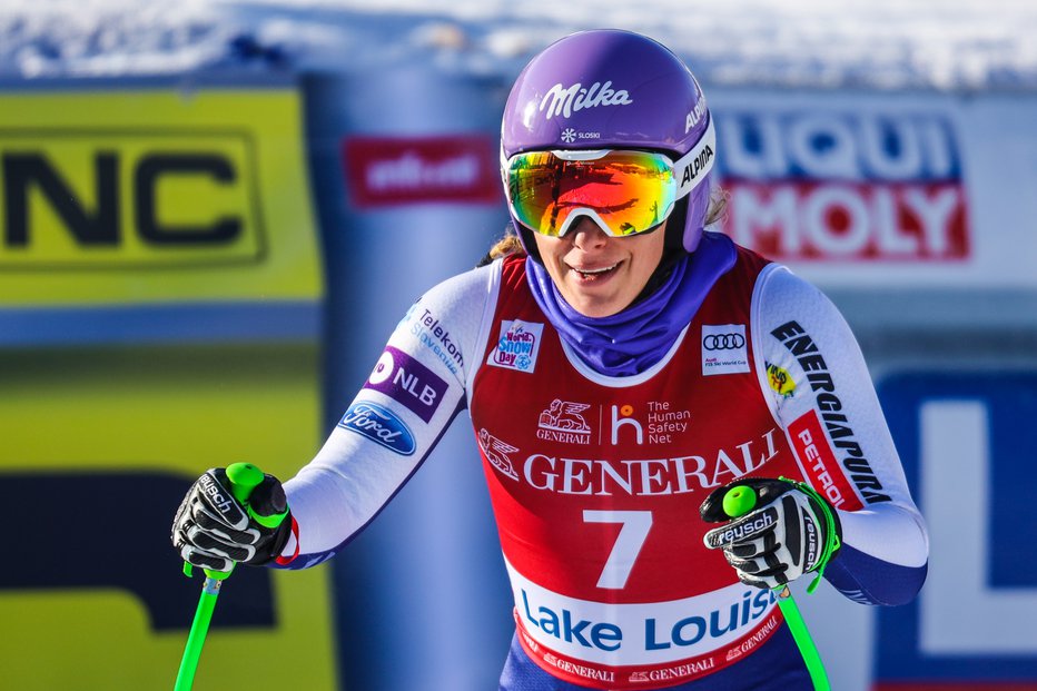 Fotografija: Ilka Štuhec bo sezono nadaljevala jutri v Sankt Moritzu. FOTO: Usa Today Sports