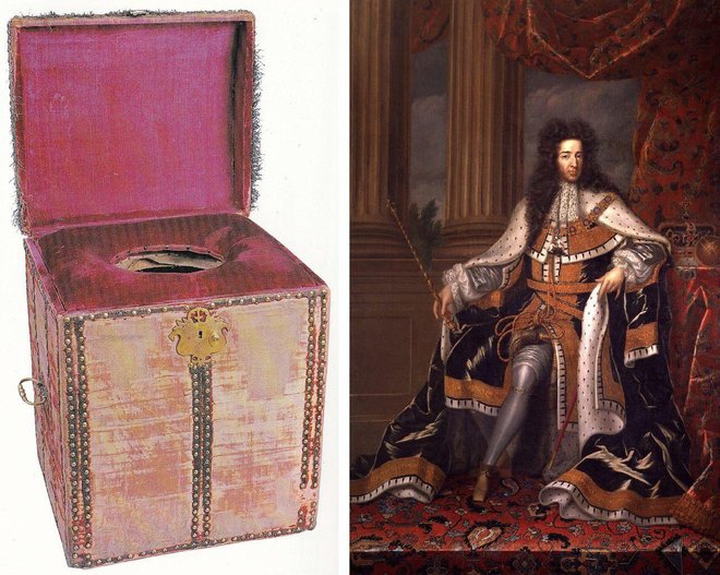 Monarhi, na fotografiji William III., so imeli oblazinjene školjke. FOTO: Lobsterthermidor