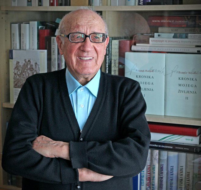 France Bernik (92), literarni zgodovinar in dolgoletni predsednik Sazu
