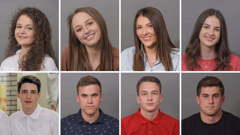 Fotografija: Osem mladih žrtev. FOTO: Osmrtnicehercegovina.ba