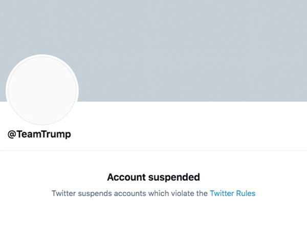 Blokirani twitter ameriškega predsednika Donalda Trumpa FOTO: Twitter, Reuters
