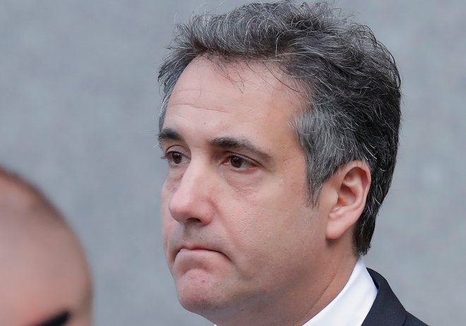 Nekdanji odvetnik Trumpa Michael Cohen je priznal krivdo. FOTO: Brendan Mcdermid/Reuters