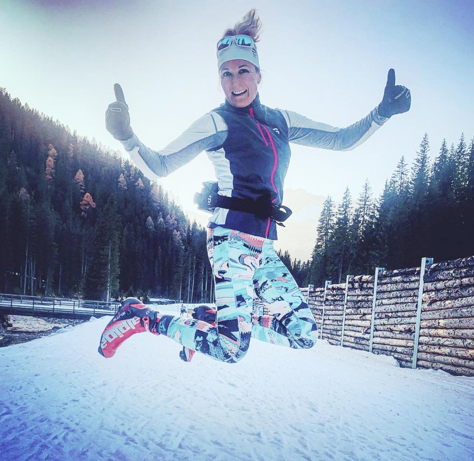 Fotografija: Majdičeva bo poučevala obe tekaški tehniki. FOTO: Osebni arhiv/instagram