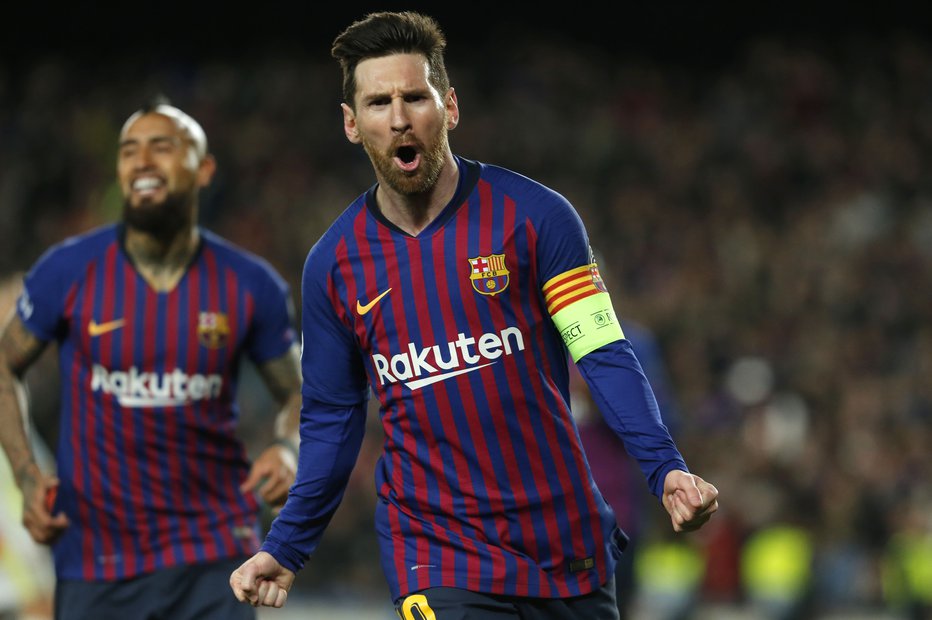 Fotografija: Lionel Messi kotira na vrhu seštevka golov in podaj. FOTO: AFP