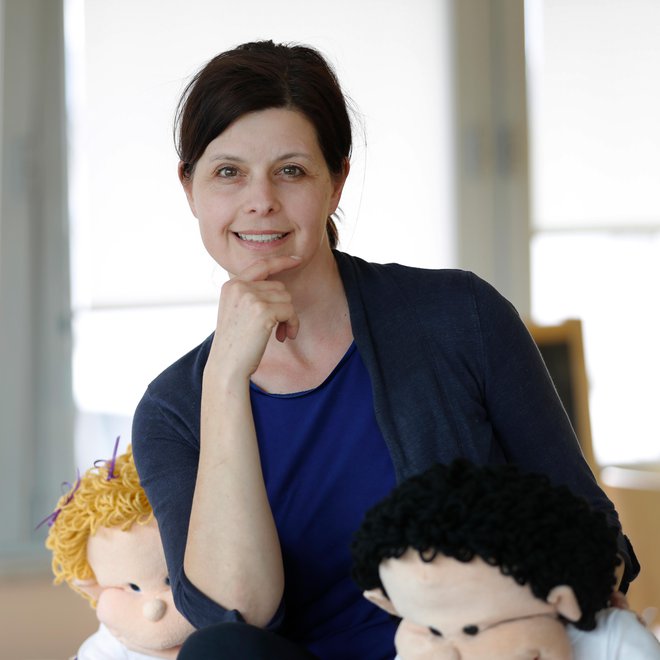 Dr. Marija Anderluh, psihiatrinja na pediatrični kliniki v Ljubljani. FOTO: Uroš Hočevar, Delo