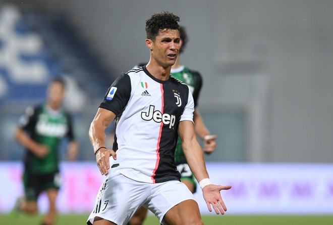 Cristiano Ronaldo bo drevi eden od adutov Juventusa v derbiju z Laziem. FOTO: Jennifer Lorenzini Reuters