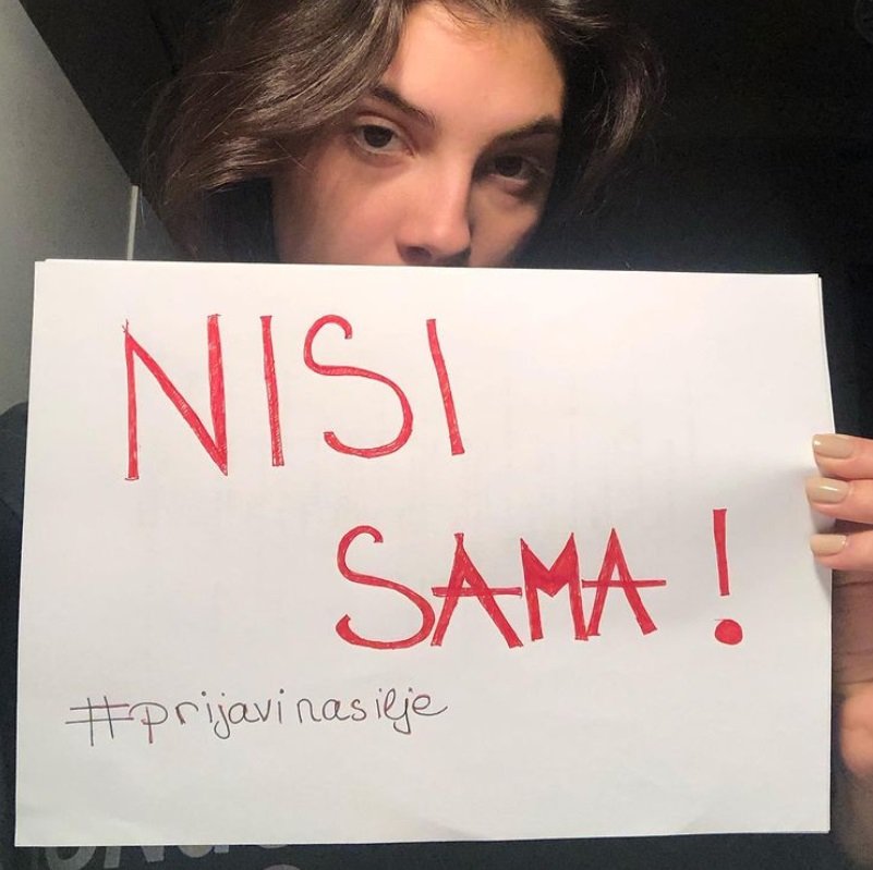Fotografija: Med njegovimi žrtvami je tudi igralka Iva Ilinčić, ki poziva druga dekleta, naj ne molčijo več. FOTO: Osebni Arhiv