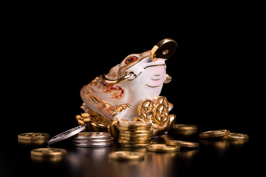 Fotografija: Do blagostanja in uspeha pomaga tudi žaba usode. FOTO: Fortton, Getty Images