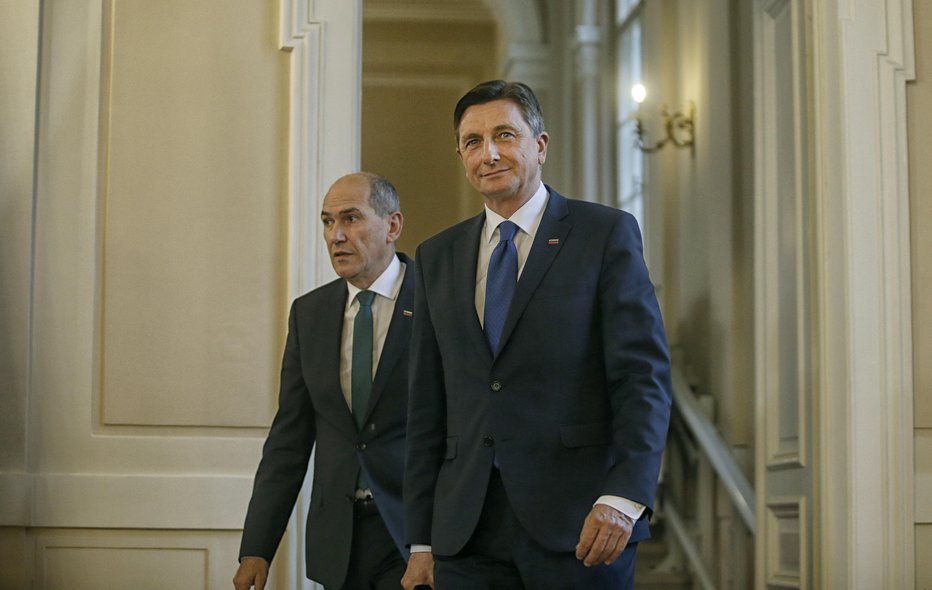 Fotografija: Predsednik Pahor je na pogovor poklical prvake parlamentarnih strank. FOTO: Blaž Samec