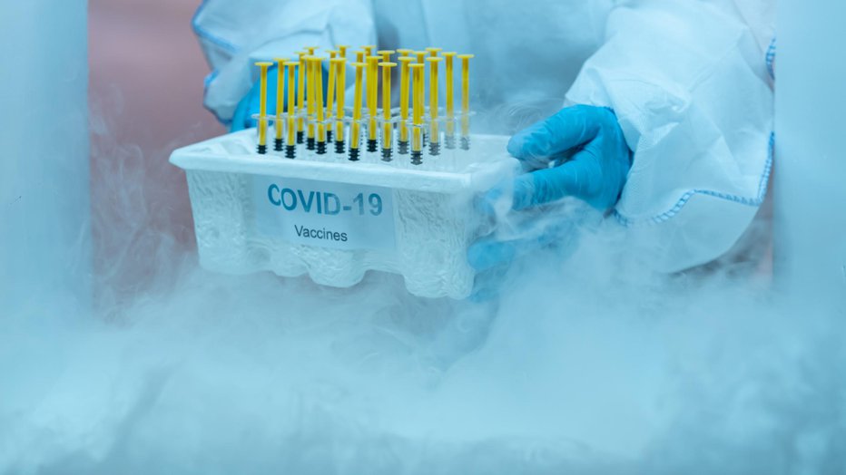 Fotografija: Cepivo proti covidu 19 zahteva hrambo pri zelo nizkih temperaturah. FOTO: Joe_mcubed Getty Images/istockphoto