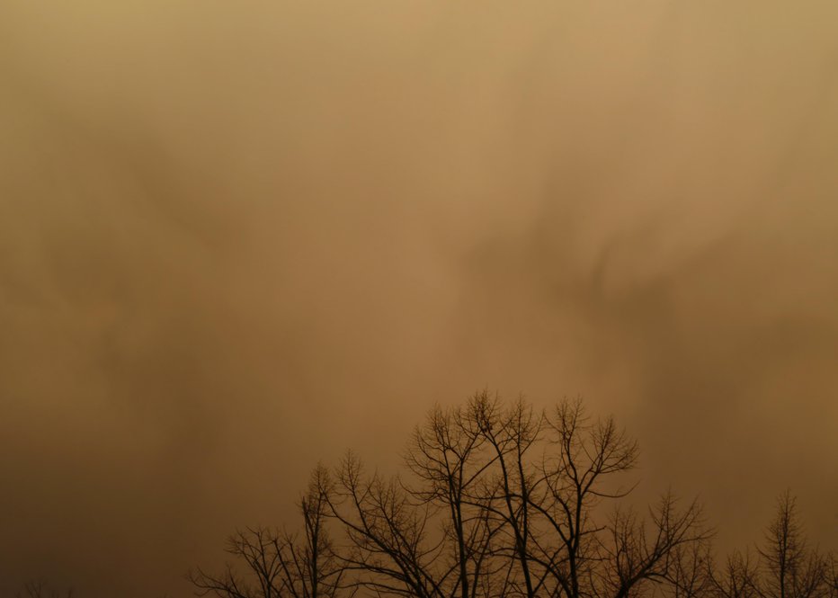 Fotografija: Oblak puščavskega peska. Fotografija je simbolična. FOTO: Getty Images/istockphoto 