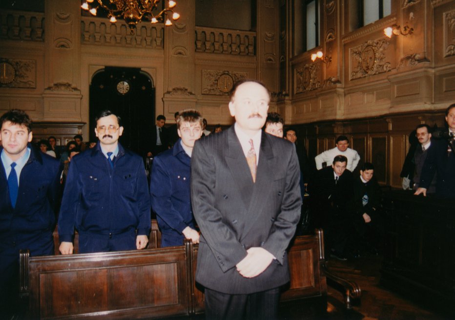 Fotografija: Prvo sojenje podjetniku Trenda Sandiju Grubeliču je potekalo v Ljubljani decembra 1992. FOTO: Vojko Zakrajšek