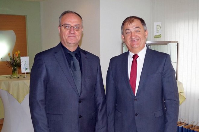 Direktor Predrag Canjko (levo) in prokurist Ivan Hribar Foto: Terme Snovik