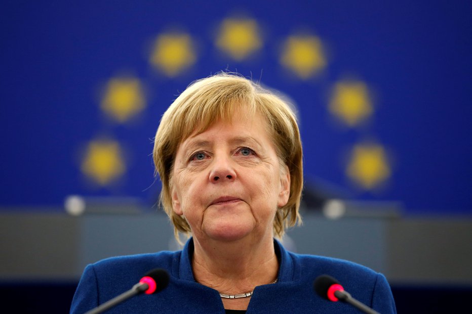 Fotografija: Angela Merkel. Evropski parlament FOTO: Reuters