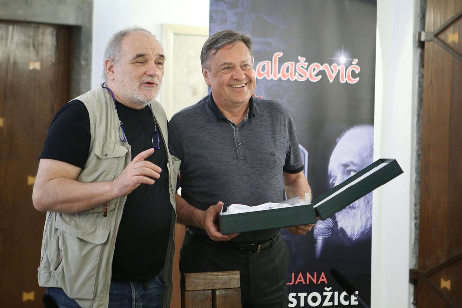 Fotografija: Đorđe Balašević in Zoran Janković. FOTO: Leon Vidic, Delo