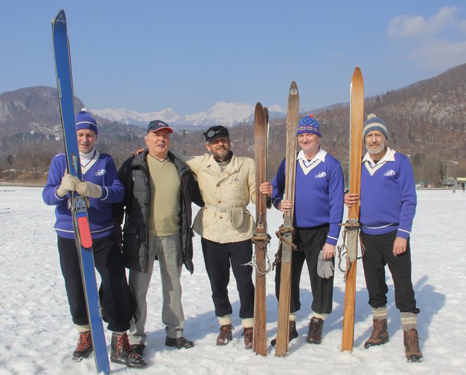 Z leve: Bojan Česen, svetovni rekorder Jože Šlibar, Alojz Budkovič, Iztok Melin in Krištof Gašpirc FOTOGRAFIJE: Boštjan Fon