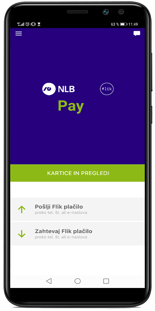 Fotografija: NLB Pay je zelo uporabna mobilna aplikacija, deluje pa tako na androidu kot na iosu. FOTO: NLB