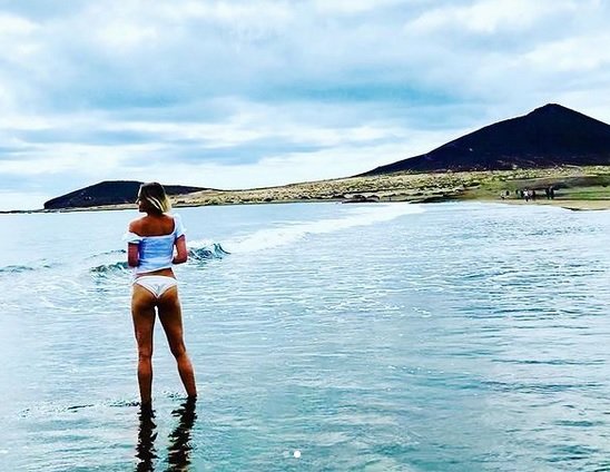 Fotografija: Tanja Ribič na Kanarskih otokih. FOTO: Instagram, Tanja Ribič