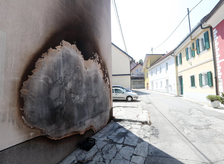 Fotografija: Samo na bloku je bilo za 15.000 evrov škode.