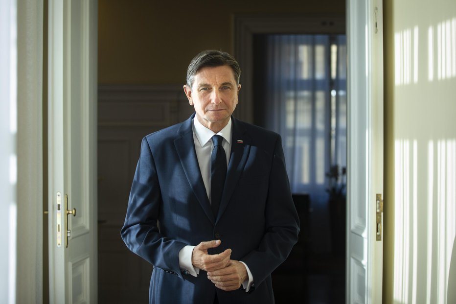 Fotografija: Borut Pahor, predsednik Slovenije. FOTO: Voranc Vogel