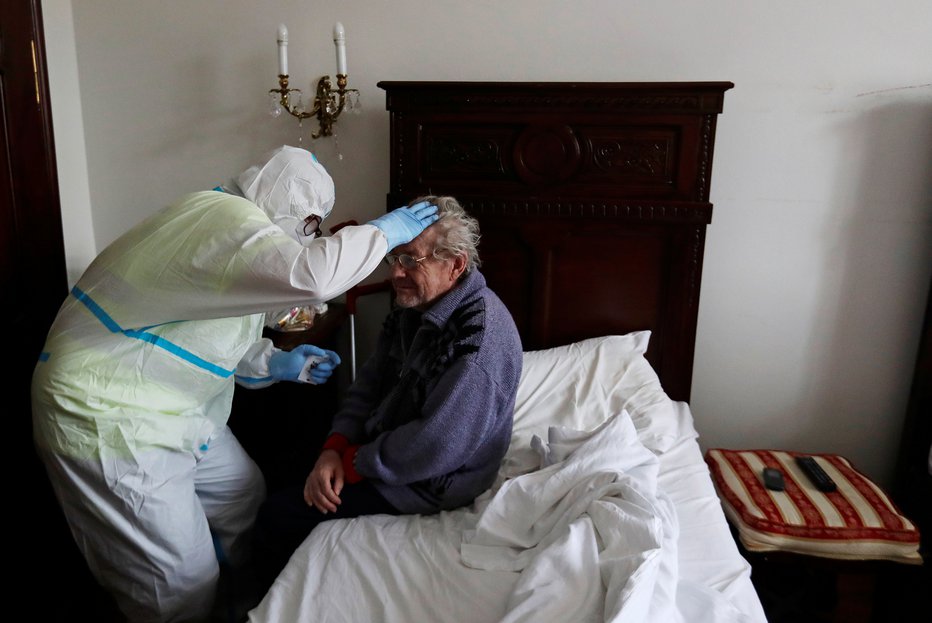 Fotografija: Hotel se je jeseni prelevil v bolnišnico za brezdomce. FOTOGRAFIJI: David W Cerny/Reuters