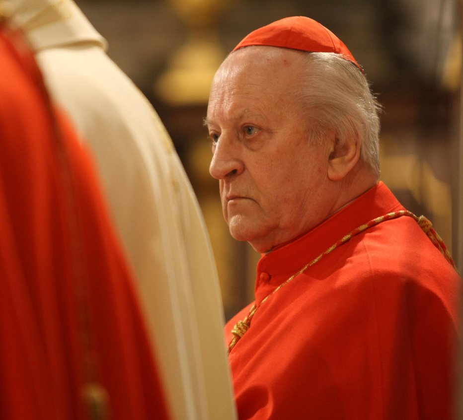 Fotografija: Kardinal dr. Franc Rode je lahko izvoljen za papeža, zaradi starosti pa nima več volilne pravice pri izbiri. Foto: Tomi Lombar