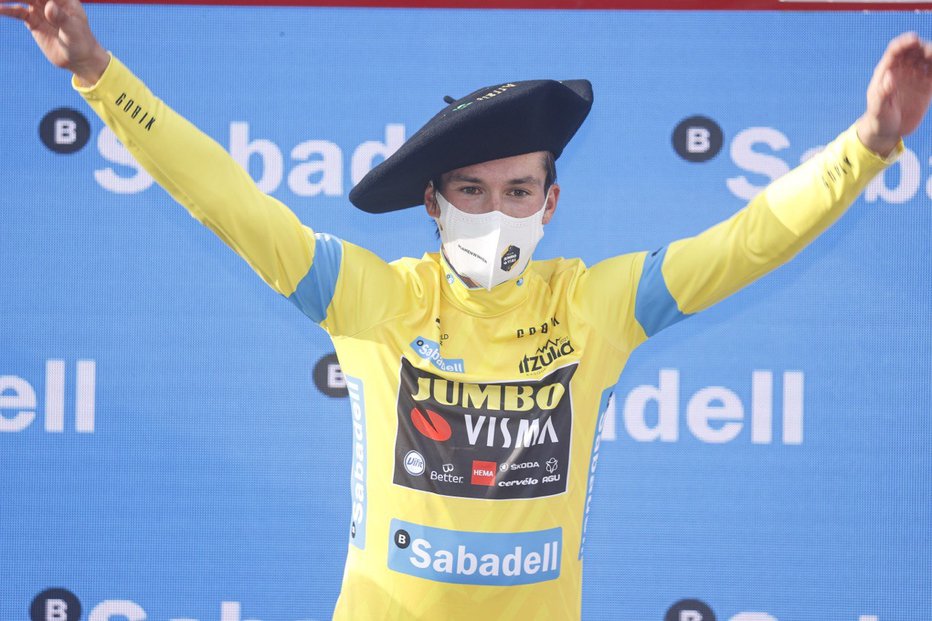 Fotografija: Primož Roglič je drugič zmagal na dirki po Baskiji, na kateri je bil najboljši tudi leta 2018. FOTO: Luis Angel Gomez/Gomez Sport/itzulia 2021