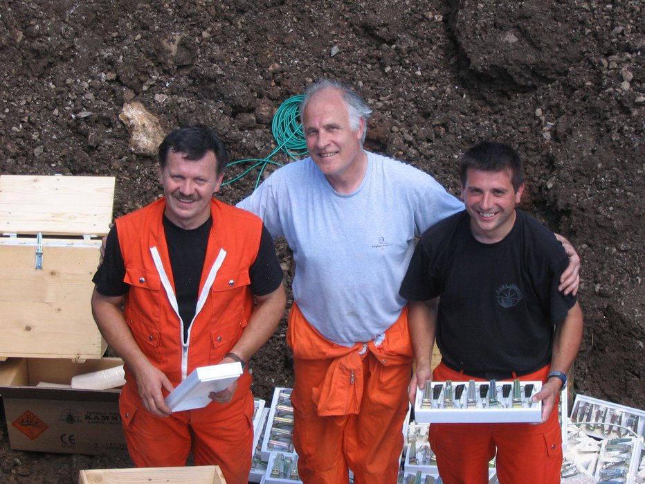 Fotografija: Z leve: 46-letni Franc Berlec, 52-letni Franc Žerovnik in 28-letni Tomaž Kregar FOTO: Arhiv Slovenskih novic