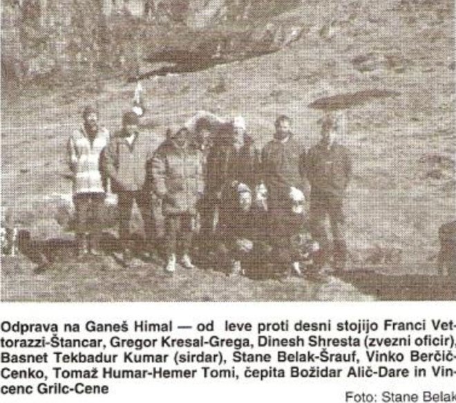 Leta 1994 je bil v odpravi v Himalajo, krst v najvišji gorski verigi pa je takrat doživel Tomaž Humar. FOTO: S. N.