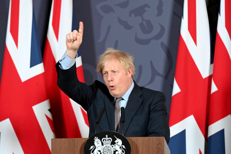Fotografija: Britanski premier Boris Johnson. FOTO: Reuters