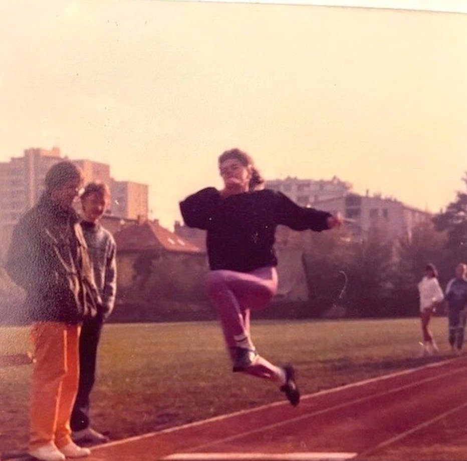 Fotografija: Kot najstnica se je navduševala nad atletskimi stezami.
