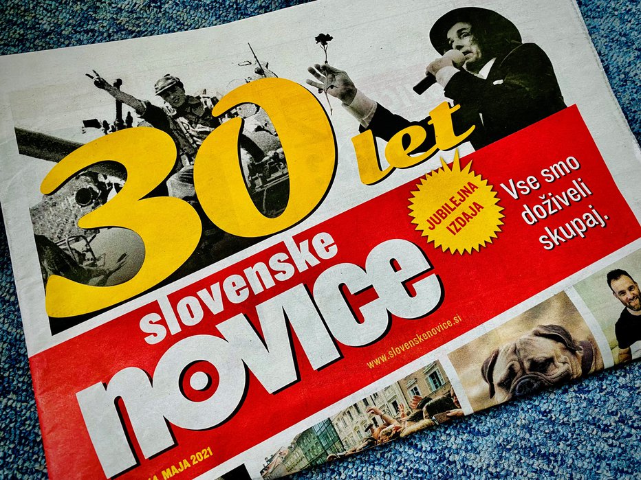 Fotografija: Posebna priloga Slovenskih novic ob 30. obletnici izhajanja. FOTO: Slovenske novice