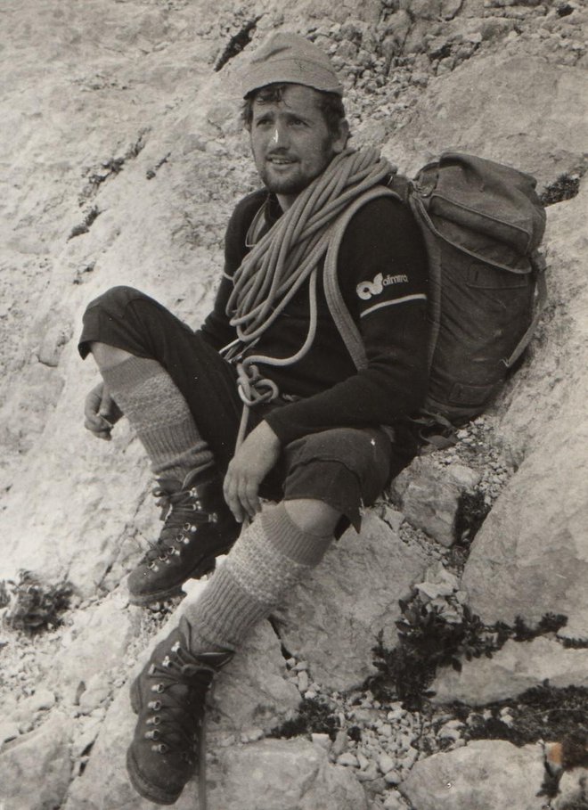 V sedemdesetih letih je bil med najboljšimi alpinisti pri nas. FOTO: osebni arhiv