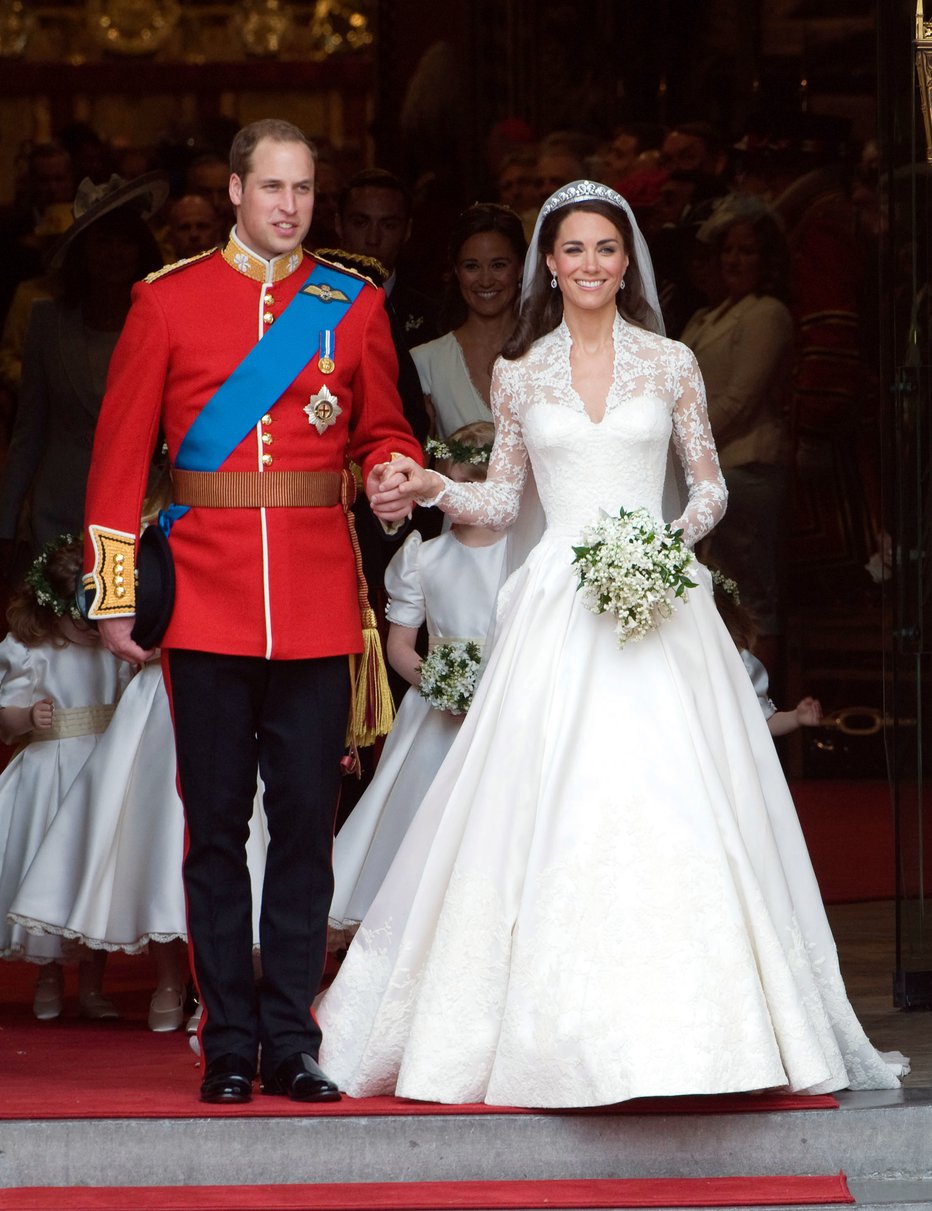 Fotografija: Princ William in Kate Middleton sta se poročila 29. aprila 2011. 