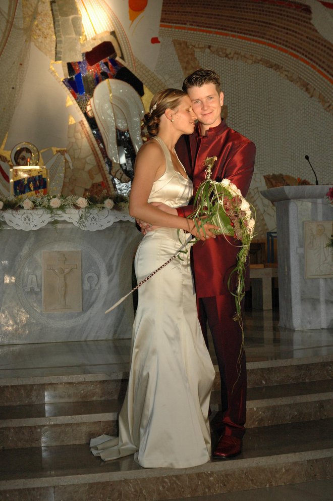 Boštjan in Lara sta sama organizirala poroko in poskrbela za vse podrobnosti.