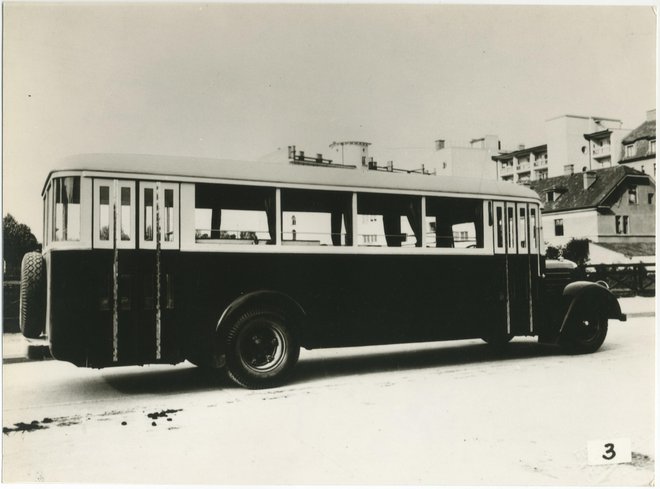 Med letoma 1937 in 1939 so v Automontaži izdelali približno 80 avtobusov na šasijah Magirus-Deutz, več kot polovico so jih prodali v Beograd. Foto: Zgodovinski arhiv Ljubljana