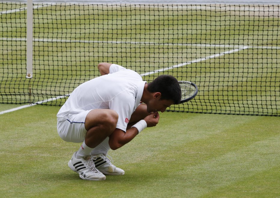 Fotografija: Novak Đoković je že petkrat okusil slast zmage v Wimbledonu.
Foto: Suzanne Plunkett/REUTERS