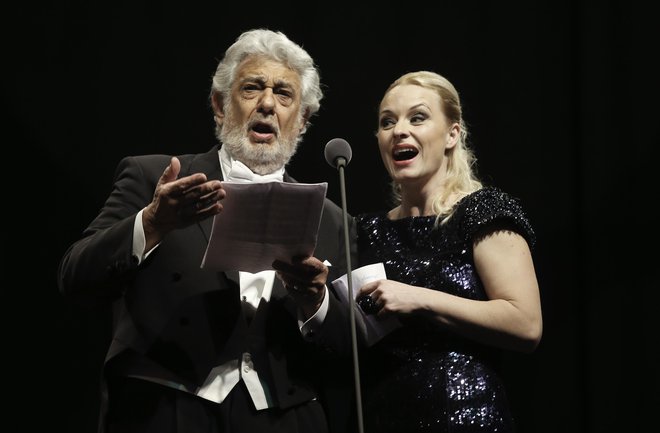 Na Festivalu Ljubljana bosta Placido Domingo in naša sopranistka Sabina Cvilak spet prepletla svoja izjemna glasova. FOTO: Jože Suhadolnik