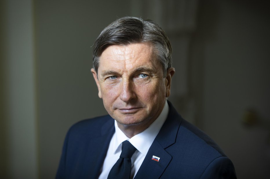 Fotografija: Borut Pahor, predsednik republike Slovenije. FOTO: Voranc Vogel