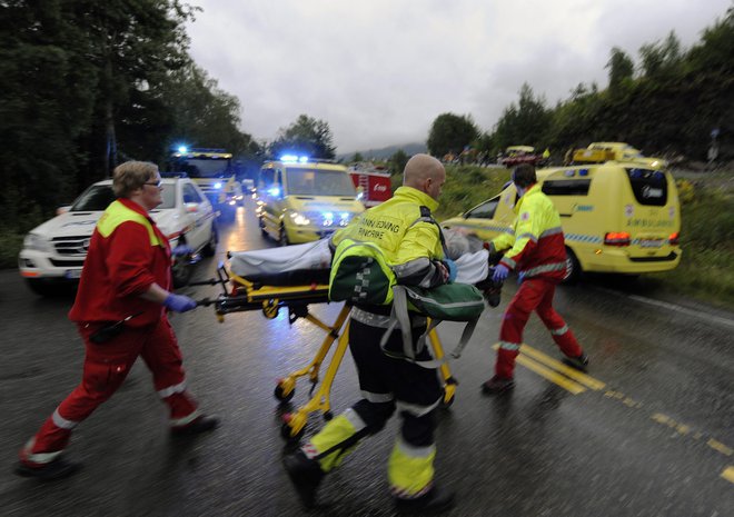Več kot 200 jih je bilo usodnega dne ranjenih. FOTO: Scanpix Norway/Reuters