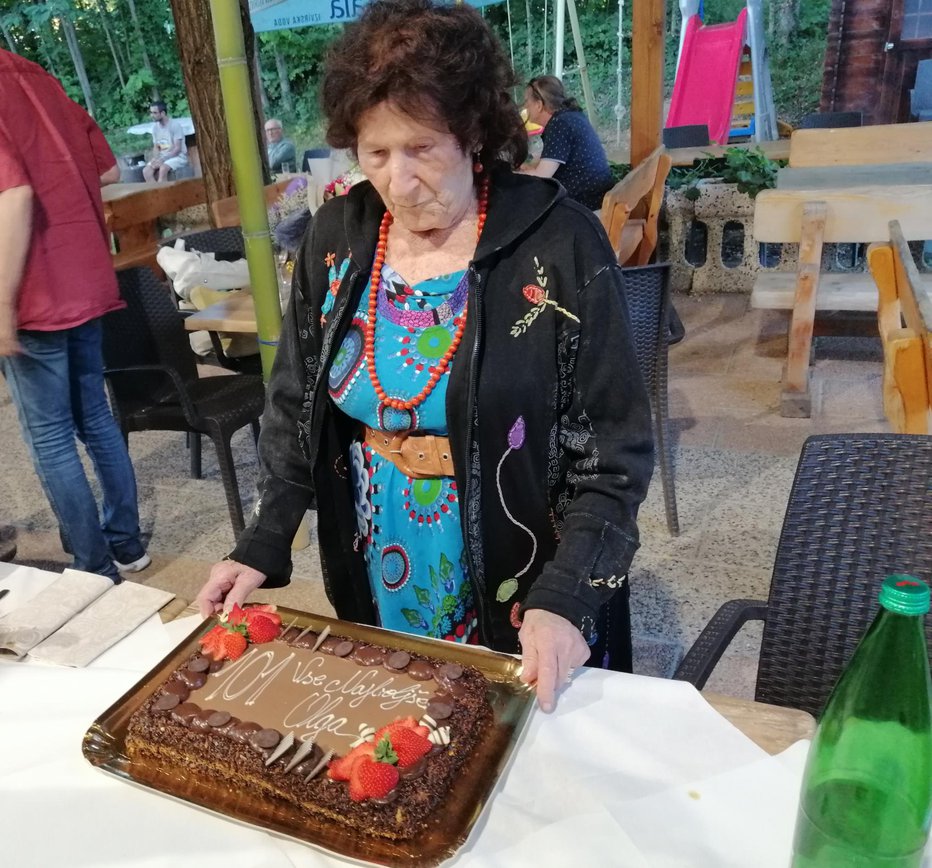 Fotografija: Torto za slavljenko so spekli v Trstu.