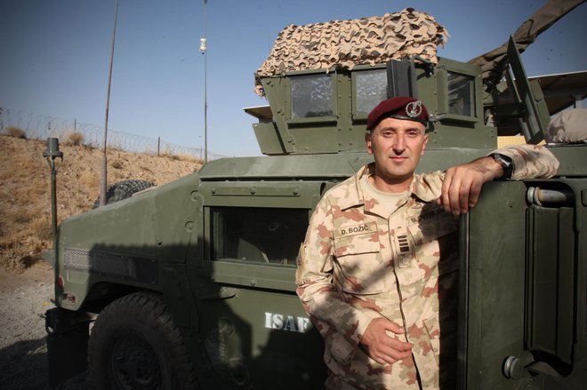 Nekdanji načelnik generalštaba in kontingenta v Afganistanu, brigadir Dobran Božič. FOTO: Reuters